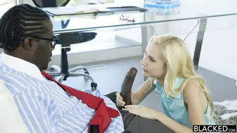 Skinny Assistant Gets BBC From Her Boss