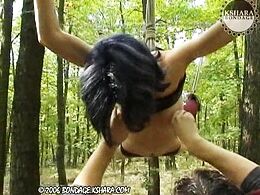 Tied And Abused In A Forest