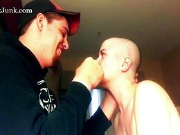 Bald Woman Punches Herself In The Face