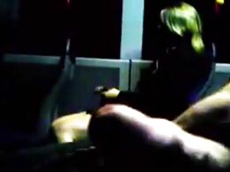 He Jerks Off On The Bus In Front Of The Hot Blonde