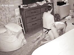 Corner Camera Catches Them As The Sister Fucks Her Brother In The Ass