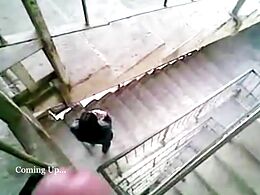 Guy Rubs His Dick With His Eyes On A Smoking Whore