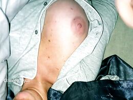 I Cum On My Aunt Nipple While She Sleeps