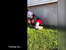 Black Whore Beats A White Bitch