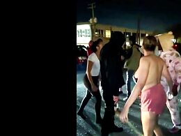 Beaten Until It Remains In The Bare Breasts