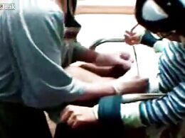 Asian Nurse Gives A Handjob To A Disabled Man