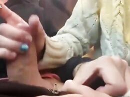 When She Sees Him, She Can't Help But Suck His Cock