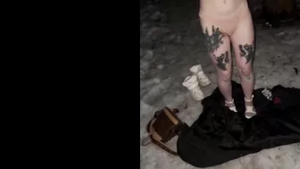 He Forces His Girlfriend To Put A Bottle In Her Pussy