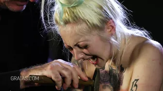 Blonde's Nipples Are Punished And Tortured By This Gentleman