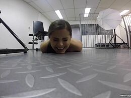 Tied Hand And Foot For A Photo Shoot