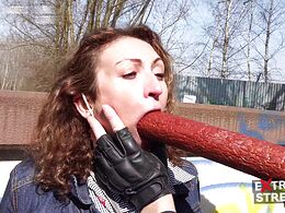 Whore Picked Up Off The Street To Put Things In Her Mouth