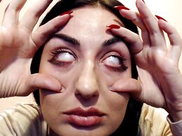 She Rolls Her Eyes Forcing Them To Stay Open