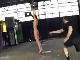 Slut Gets Countless Whipping On Her Back