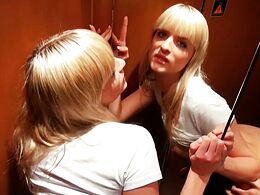 Quick Game In The Bathroom On The Train