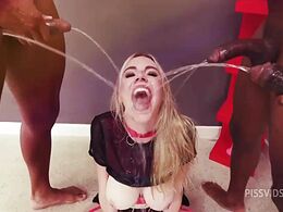 All The Dicks Are Pissing On This White Chick