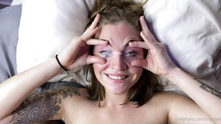 Unexpected Ejaculation In Her Eye