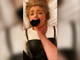 He Fucks Her In The Ass While She Is Tied Up By The Throat