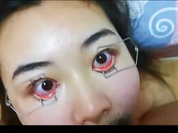 Forced To Keep Her Eyes Open