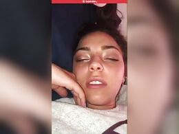 Checking The Eyes Of A Sleeping Brunette