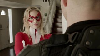 Masked Superheroine Fight Then Fuck