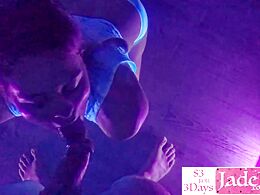 Stripper Raped In Black Light