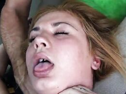 The Bitch Gets Asphyxiated Slowly Bitch Suffers Great, Then Guy Fucks Dead Bitch