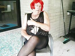 Sissy Pervert Sharon Shows How She Loves Pee And Scat. Sharon The Sissy Whore