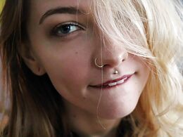 Sexy and beautiful blonde has orgasm