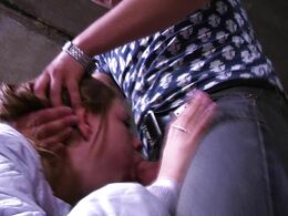 Paid slut gets a deep blowjob