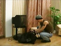 Burgler Waits For BITCH He RAPES the BITCH , Hold Her ARSE and RAPE The BITCH HARD