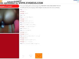 Vanessa Drumon sentando no desdorante na cama no omegle