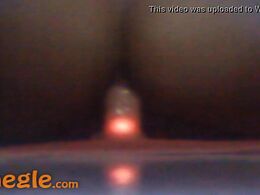 Vanessa Drumon sentando no consolo no omegle
