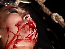 Asian cunt is subjected to violent & bloody torture before being strangled to death