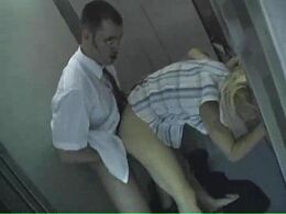 COMPANY DIRECTOR RAPES THIS BITCH HARD IN AN ELEVATOR FANTASTIC RAPE