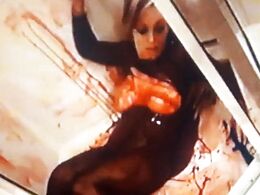 Night of 24th Porn star ViktoriaAnderson gets last dick. Ripp CCTV realistic Snuff