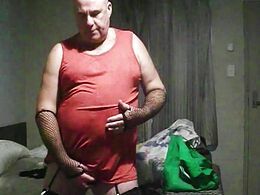 Old Slut Eats His Shit